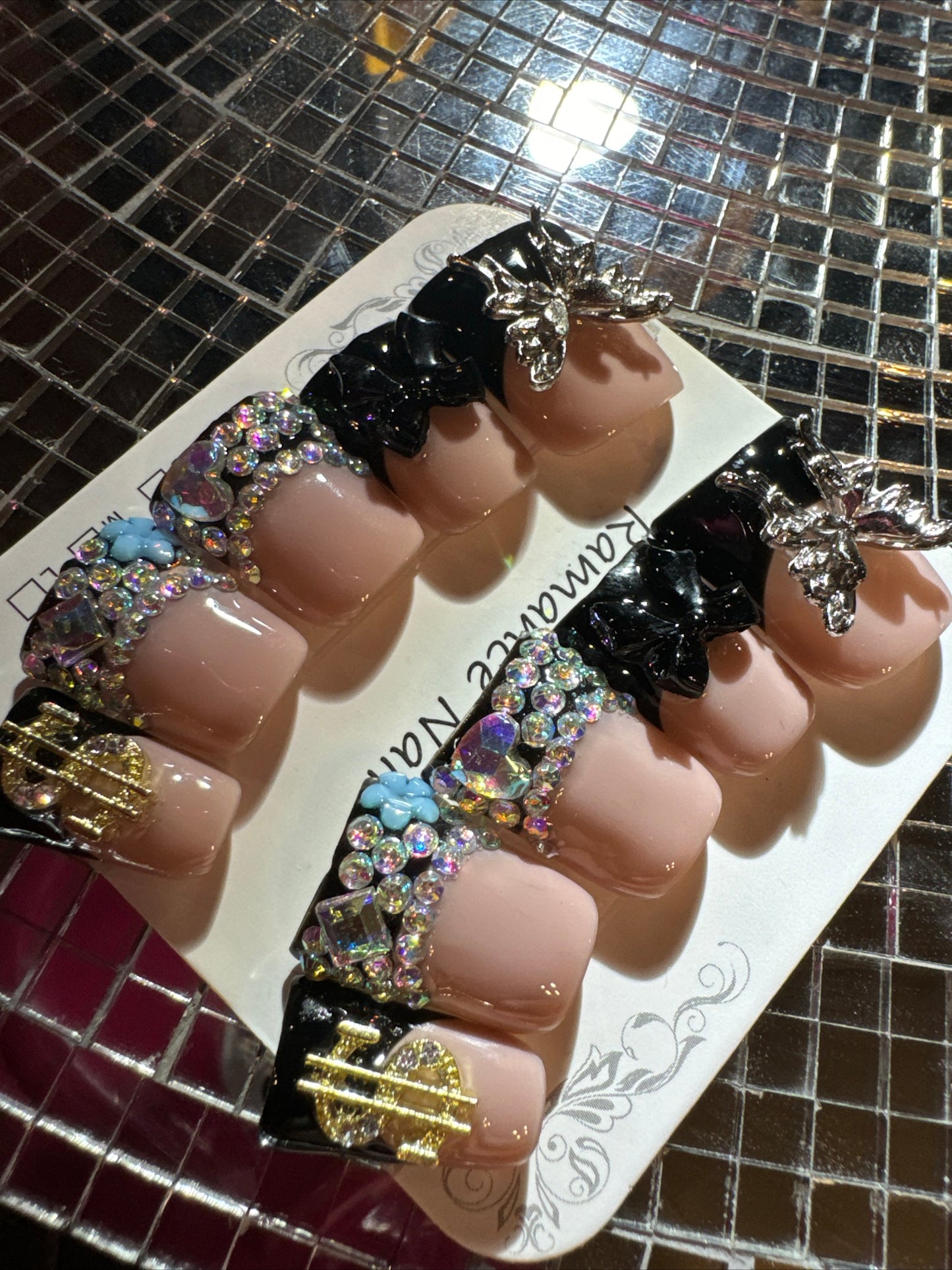 🎀 black tip duck 🦆 short 💅