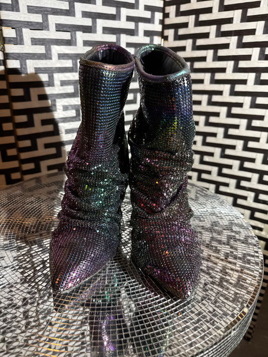 liliana holographic booties